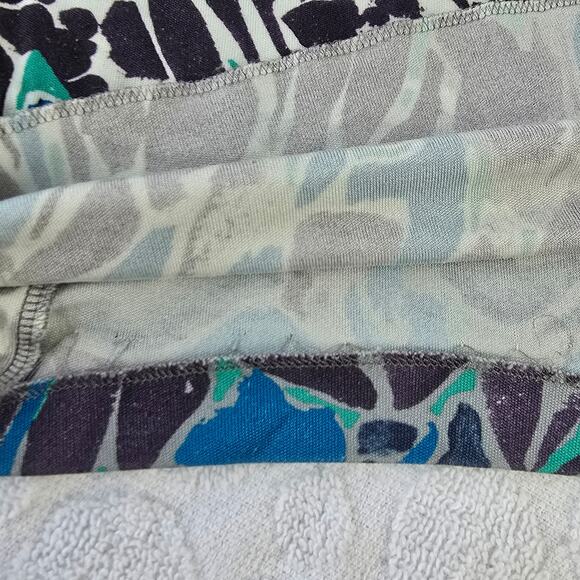 Silk One Shoulder Upcycled Halter Top US6 Needs Hem Repair - Picture 16 of 16